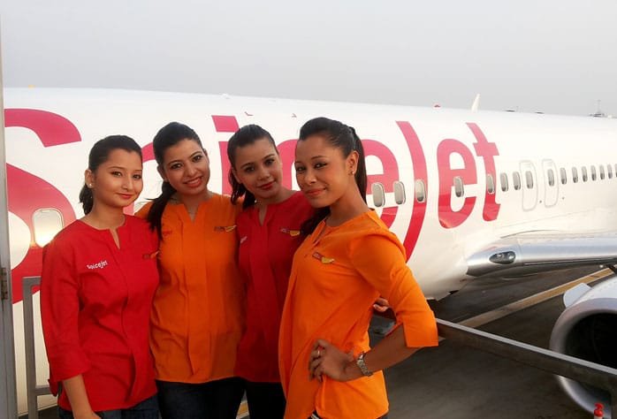 SpiceJet Cabin Crew Members